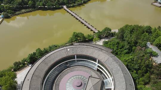 江西赣州五龙客家风景区航拍