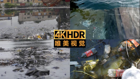 环境污染水污染视频素材模板下载