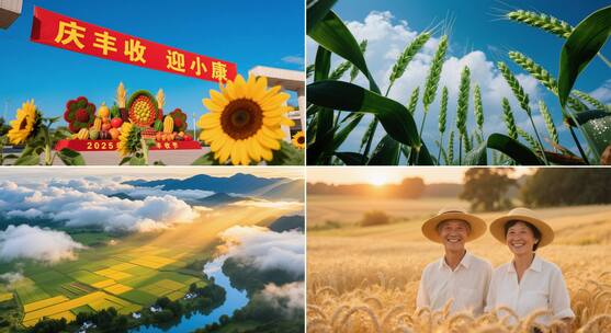 笑脸农民笑脸幸福希望丰收农业乡村振兴乡村