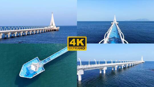 2025 海边栈桥高清在线视频素材下载