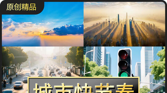 城市快节奏宣传片片头都市