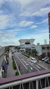 日本竖屏街道行人空镜头