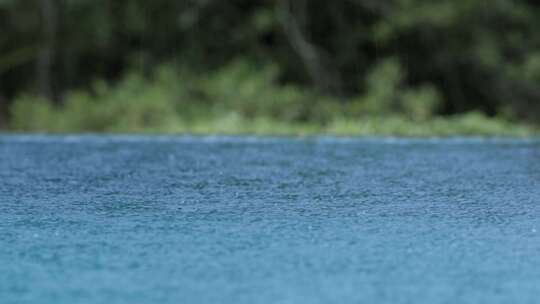 水面上的降雨