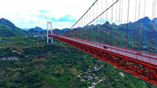 贵州安顺关岭坝陵河大桥