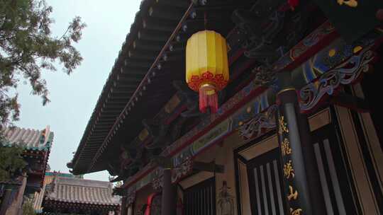 平遥古城-武庙大殿匾额特写