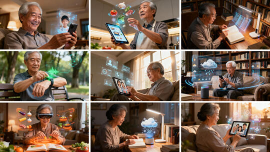 智慧养老 老年人智能生活新体验 科技助老