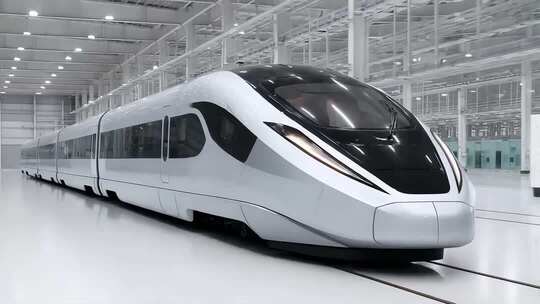 先进高速列车展示未来交通运输技术