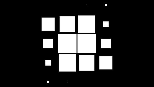 4k大方格黑白遮罩转场过渡素材 (6)