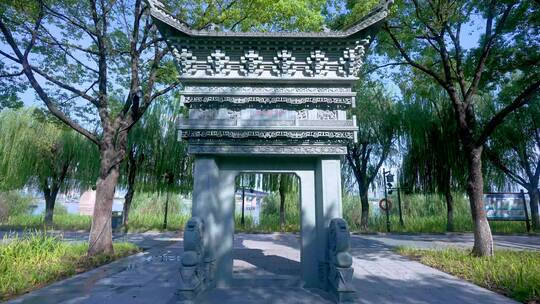 杭州汉阳区汉阳江滩公园风光4K视频合集