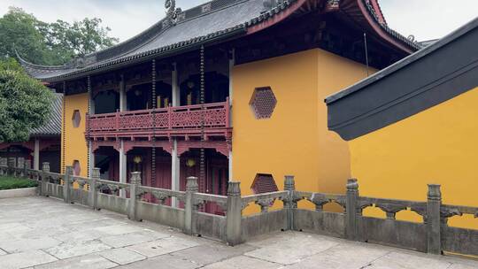 4k 佛教寺庙古建筑特写