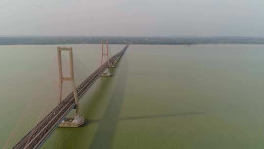 泗水悬索桥视频素材模板下载