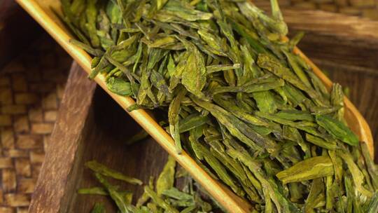 视频合集中式茶叶扁茶三农产品