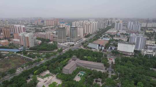 河北邢台航拍邢台大景