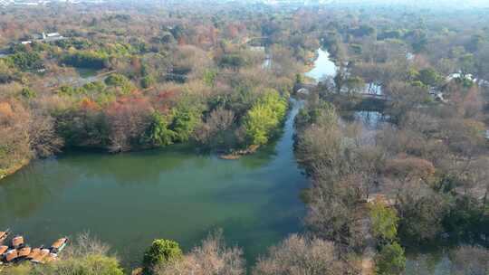 杭州市西湖区西溪湿地美景风景视频素材