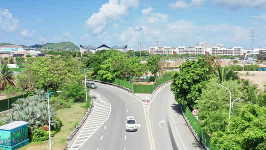 海南省三亚市崖州区崖州湾科技城航拍