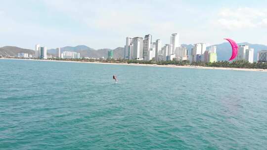 健康生活方式，人类飞行，风筝冲浪场所，运