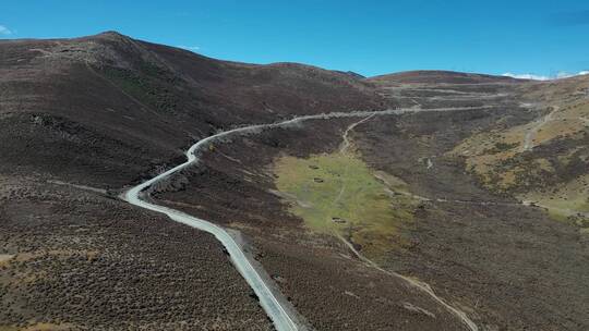 四川甘孜S217大小雪山道班垭口公路