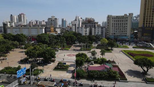 航拍广西南宁城市宣传片地标建筑