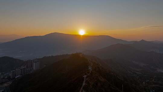 攀枝花城市延时航拍4K