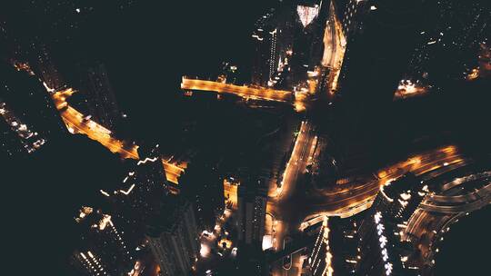 双子塔,城市夜景