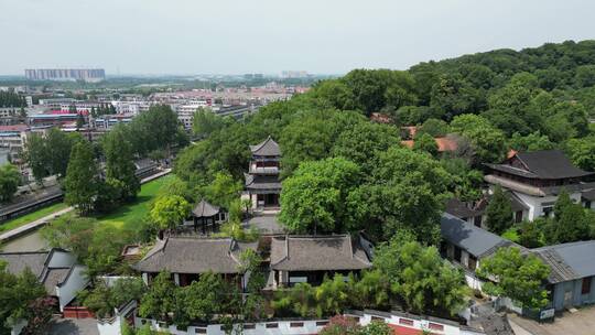 航拍湖北黄冈东坡赤壁4A景区