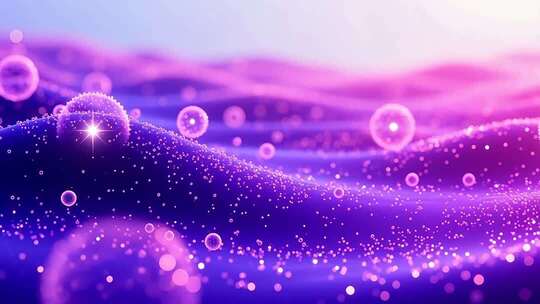 抽象梦幻渐变粒子海洋合集4K