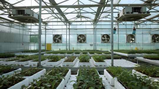智慧农业温室大棚种植现代科技视频