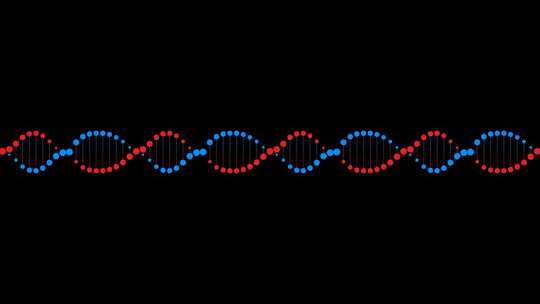 循环动态DNA视频素材