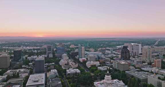 萨克拉门托，城市，建筑物，街道