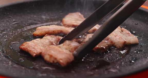 餐饮美食韩式烤肉五花肉