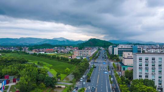 大径山乡村国家公园航拍延时风景