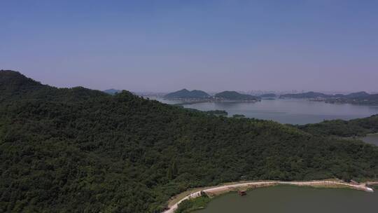 浙江宁波东钱湖风景区航拍4K宁波宣传片视频素材模板下载