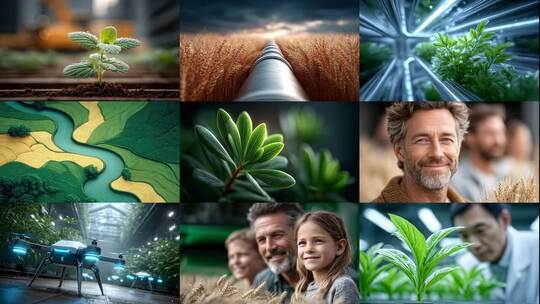 科技赋能现代农业绿色生态智慧种植新篇章高清在线视频素材下载