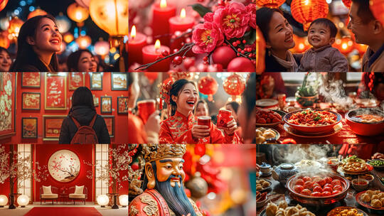 春节新春新年过年（前169秒为快速预览）