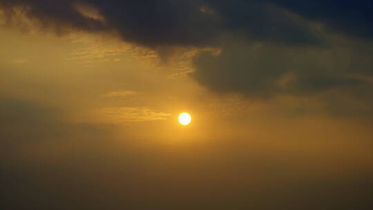 日落延时 夕阳西下视频素材模板下载