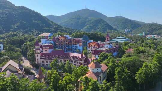 深圳东部华侨城黑森林度假酒店航拍合集