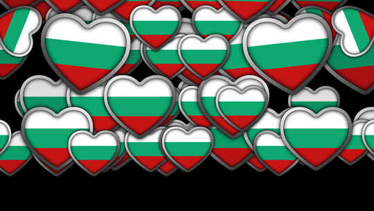 心形保加利亚国旗