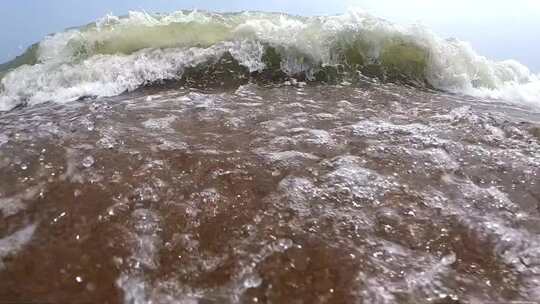 海洋巨浪海浪翻滚浪花波涛汹涌多镜头视频素材模板下载