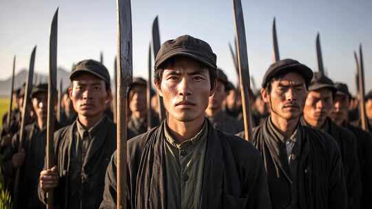 中国农民武装力量坚定守护家园