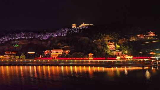 四川广元城市夜景