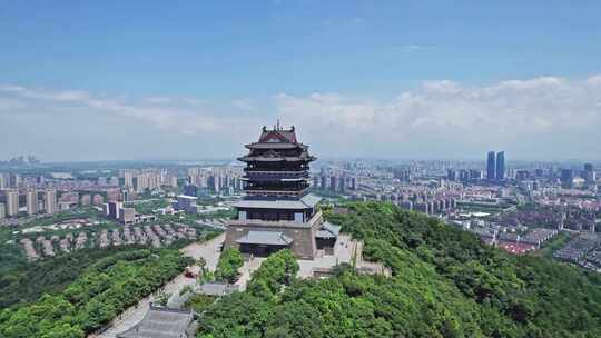 湖州市菰城景区 仁皇阁 仁皇山