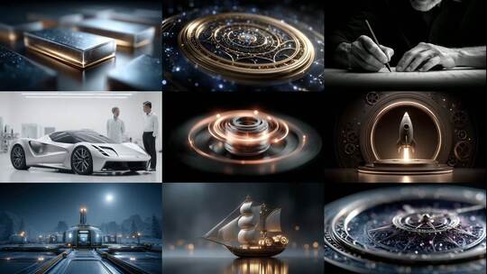 机械美学工业制造科技创新未来探索高清在线视频素材下载