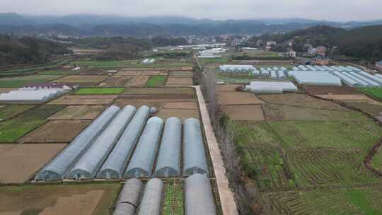 航拍农田农业种植