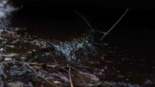 水流 小溪 流水 水滴 山区 高山 岩石