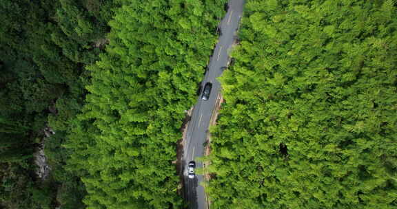 群山公路航拍