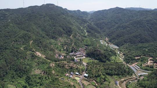 大山高山航拍大山深处