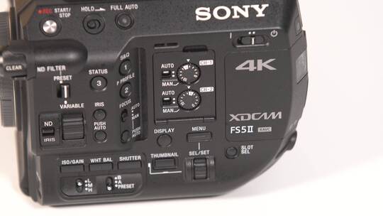 SONY索尼FS5M2摄像机按键布局