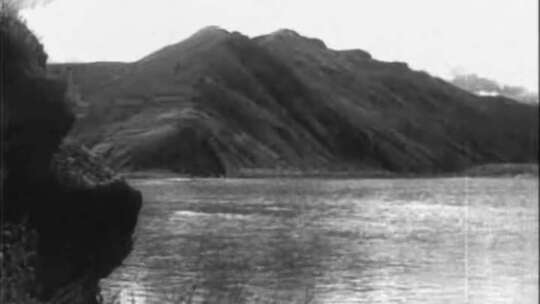 50年代山川河流黑白影像