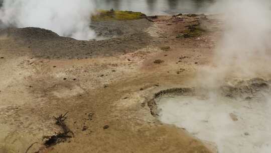 黄石公园，无人机，美国，火山