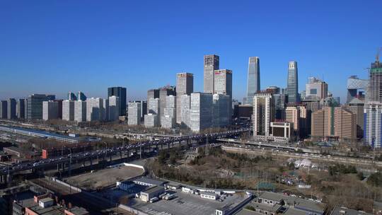 北京国贸建筑风光